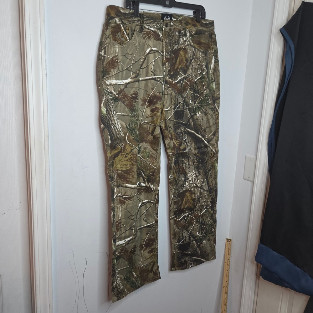 Realtree Mens Camo 5-Pocket Jeans RT AP Hunting Pants 36x32 NWT 55761-C3